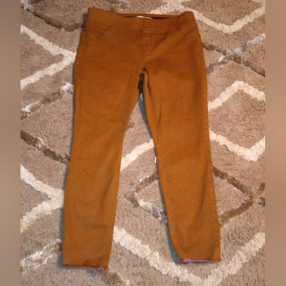 New Old Navy Size 10 Short Petite Rockstar Super Skinny Jeggings Camel Color